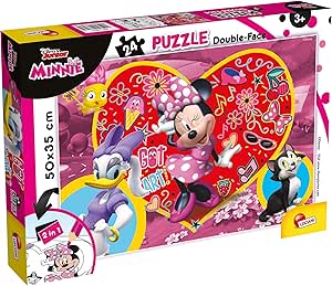 Liscianigiochi Puzzle para niños de 24 piezas 2 en 1, Doble Cara por 5€