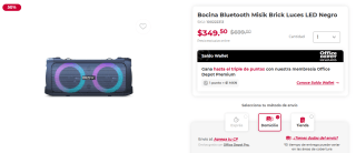 Bocina Bluetooth Misik Brick por $350 | Rebaja Office Depot