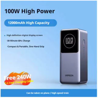 Batería Externa UGREEN 200W 20000mAh por $771 en AliExpress