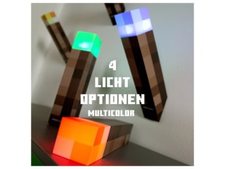 MINECRAFT lámpara antorcha LED por 12,99€ en Lidl