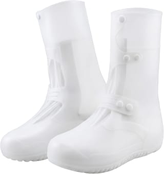 Cubre zapatos impermeable (2XL, estilo largo) por $59 en Amazon