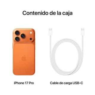 Apple iPhone 17 Pro 256GB Naranja Cósmico por 1.199€ en PcComponentes