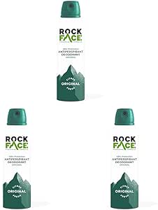 Rock Face Men’s Antiperspirant Deodorant 3x200ml – £3.29 S&S