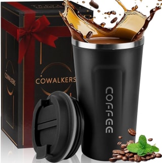 Taza de Café Térmica de Acero Inoxidable 304 (510 ml) por $89 en Amazon