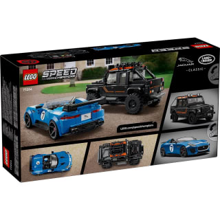 Shop the LEGO Speed Champions Jaguar Project 7 & Land Rover Defender (77264)