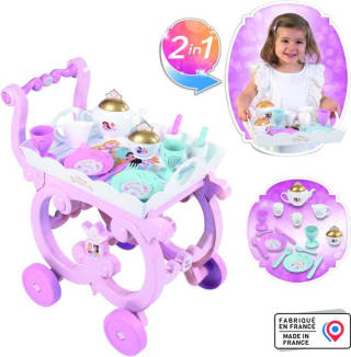 Smoby Toys Disney Prinses Theeset met Trolley (17-delig) voor €25,59 bij Bol