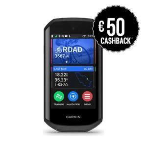 Tot €100 cashback op Garmin fietscomputers