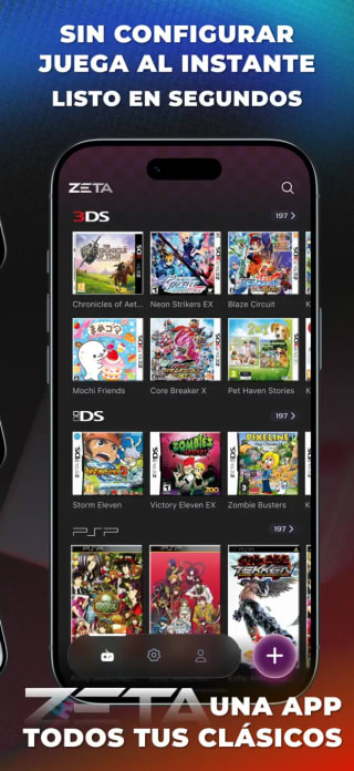 Gratis ZETA - Emulador 3ds psp gba en App Store
