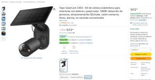 Tapo SolarCam C403 Kit Cámara Inalámbrica para Exteriores por $673 en Amazon