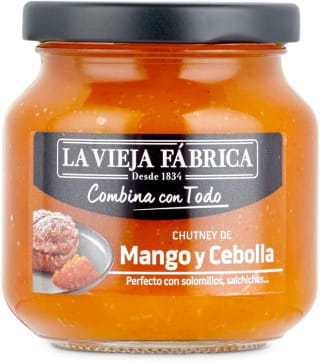 La Vieja Fábrica Chutney de Mango y Cebolla 280 g por 1,00€ en Amazon