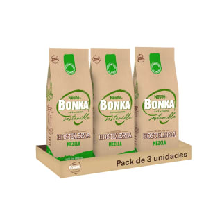 3 x 1Kg Bonka Café Tostado en Grano Mezcla por 31€