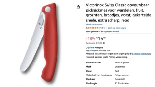 Victorinox Swiss Classic tomatenmes inklapbaar voor €1549 bij Amazon
