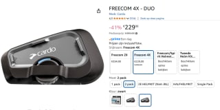 Cardo Freecom 4X Duo Bluetooth Communicatiesysteem voor €229 bij Amazon