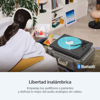 Combo Tocadiscos PS-LX3BT + Audífonos WH-1000XM4C por $6,499 en Sony
