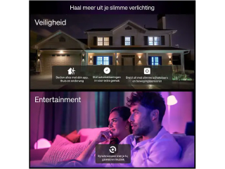PHILIPS HUE Essential starterkit (1 Bridge, 3 GU10-spots) voor €44,99 bij MediaMarkt