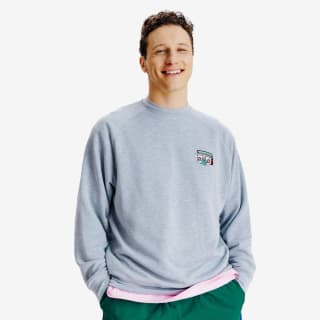 Sweat col rond Homme Yestalgia, Gris chiné à 19,99€ chez Decathlon