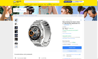Reloj Haylou Solar 5 AMOLED 1.58" por $782 | Oferta Mercado Libre