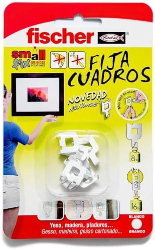 fischer Fija Cuadros (8 uds) por 2,99€ en Amazon