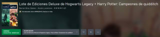 Hogwarts Legacy + Harry Potter: Campeones de quidditch Deluxe por $195 en Xbox