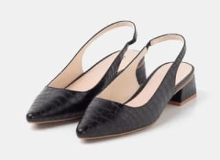 Zapatos de tacón destalonado de mujer TEX color negro por 12.99€