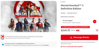 Mortal Kombat 1: Definitive Edition por $250 | Nintendo eShop