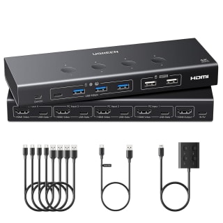 UGREEN HDMI KVM Switch 4-in-1 4K@60Hz voor €71,99 bij Amazon