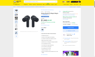 Audífonos Galaxy Buds 3 FE por $1,444 | Mercado Libre