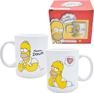 FUNKIDS 1729-58 taza de cerámica de The Simpsons por $145.52 en Amazon