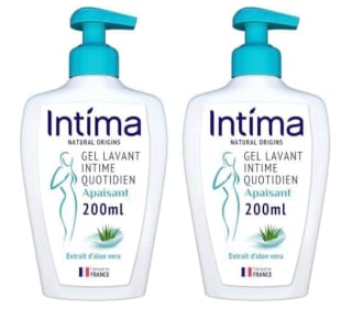 Lot de 2 Gels Intime Apaisant Intima à l'Aloe Vera à 6,16€