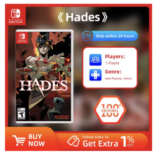 Hades Nintendo Switch Physical por 27,99€