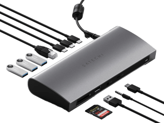 Satechi 12-in-1 Thunderbolt 4 Dock ST-UCT4DM-EU voor €129,95 bij iBOOD