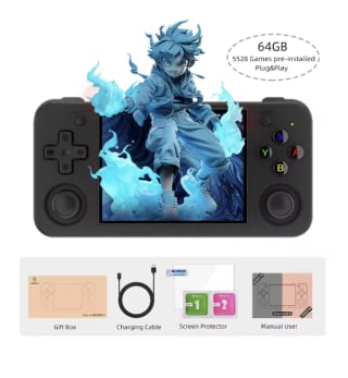 ANBERNIC Consola de mano RG35XX H para videojuegos por 39.48€