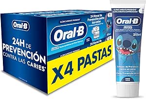 Pack 4x75 ml Oral-B Pro Junior Disney Stitch Pasta de Dientes Niños por 4.63€