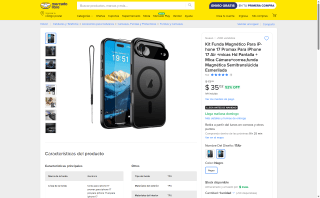 Kit Funda Magnético iPhone 17 por $35 | Mercado Libre