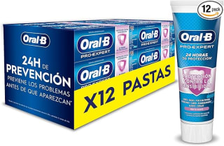 12 pastas dientes Oral-B Pro-Expert Sensibilidad y Blanqueamiento 75ml por 17,83€