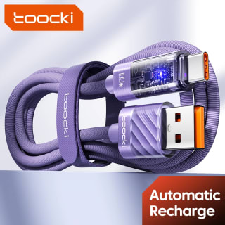 Toocki 6A 100W USB C cable 2m por $35 en AliExpress