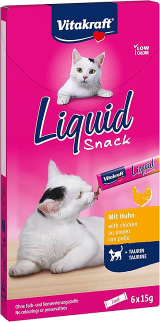 Vitakraft Liquid Snack gatos 2 paquetes por 2.95€