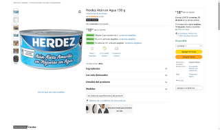 Atún Herdez 130g por $12 | Oferta Amazon