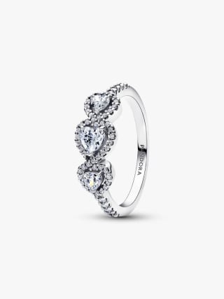 Bague Trilogie Cœur Halo au prix de 26,70€