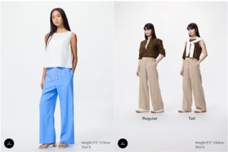 Pantalon Easy en lin mélangé au prix de 9,90€
