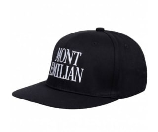 Casquette noir MONT EMILIAN "Dijon" snapback à 1€