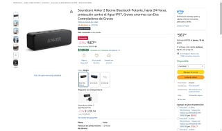 Soundcore Anker 2 Bluetooth por $567 | Oferta Amazon