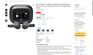 Audífonos JBL Live Beam 3 Inalámbricos por $2,078 | Oferta Amazon