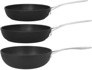Demeyere Alu Industry 3 Duraslide pan 24 & 28cm + Wok 28cm voor €109 bij Art & Craft