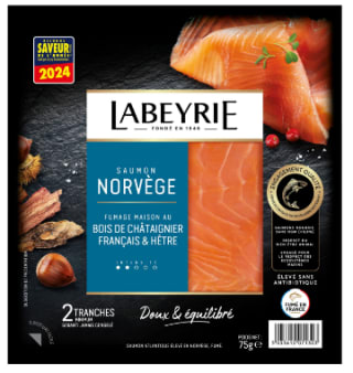 Saumon fumé Le Norvège LABEYRIE à 4,79€