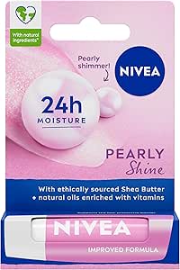 3 Pack NIVEA Pearly Shine Lip Balm £2.30 (£2.09 S&S) + Multi Buy Discount