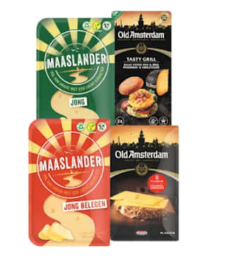 Alle Old Amsterdam en Maaslander Kaas 50% korting bij de Plus