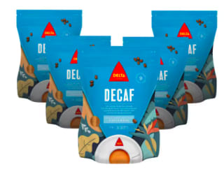 Delta Decaf Café Molido Descafeinado Pack 5x220g por 14,48€