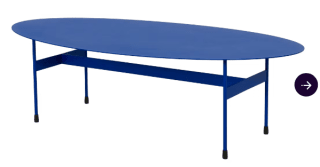 Spinder Design salontafel Mira Oval voor €179 bij Ibood