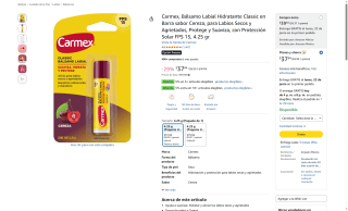 Bálsamo Labial Carmex por $38 | Oferta Amazon
